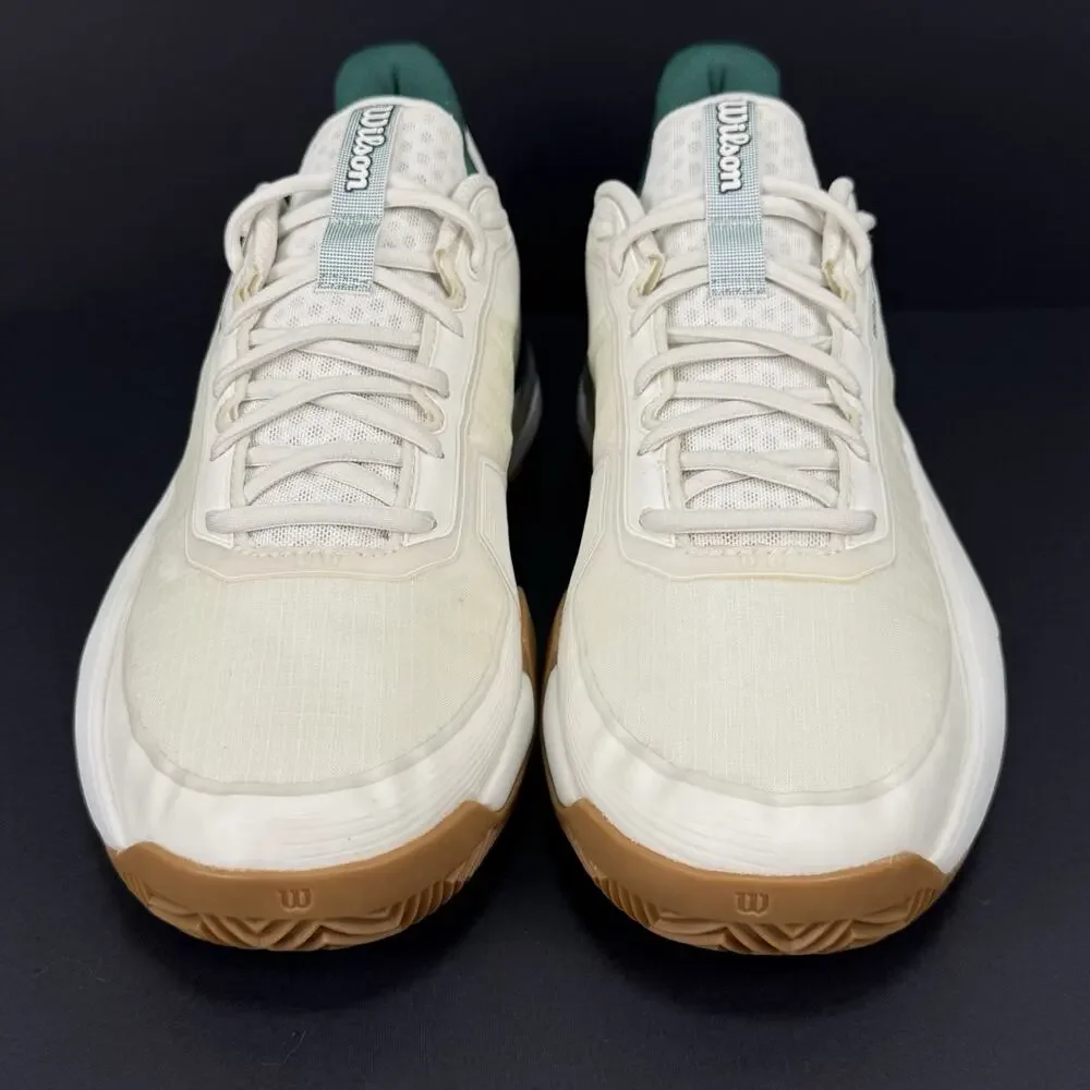 Wilson Rush Tour 5 Clay SAMPLE Men’s 10 Tennis Shoes White Green New